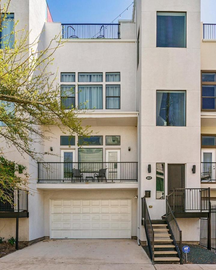 Lavish Downtown Home With Stunning Rooftop Deck Views Houston Buitenkant foto